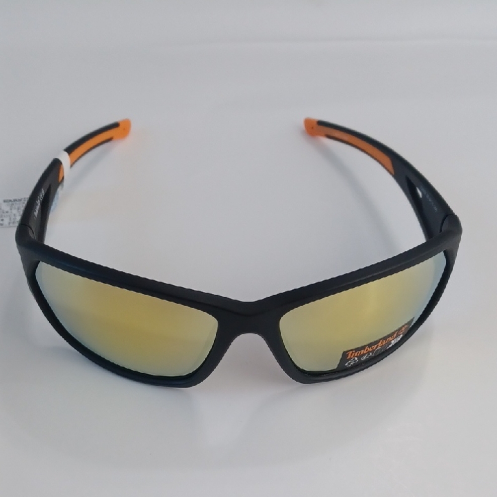 Timberland Black Sunglasses with Orange Accents Brand New But With Out Case
